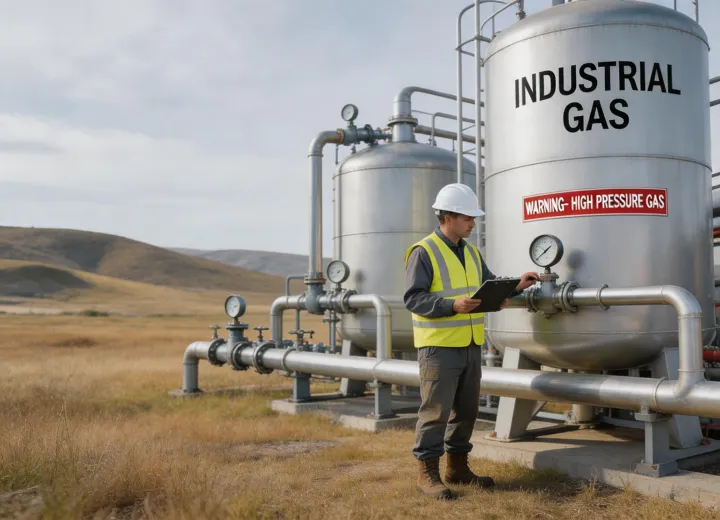 Field service visit at a remote process plant