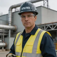 Mine utilities manager portrait